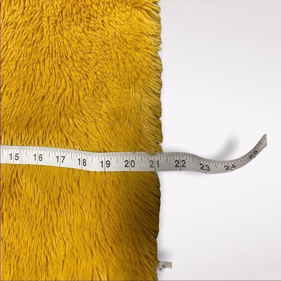 CITY CHIC | Mustard Yellow Fluffy Pillow Case - Picture 2 of 5